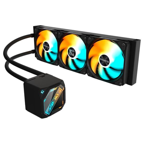 Water Cooler Gigabyte Gaming 360, ARGB, 360mm, AMD e Intel, Preto - GP-GIGABYTE GME 360