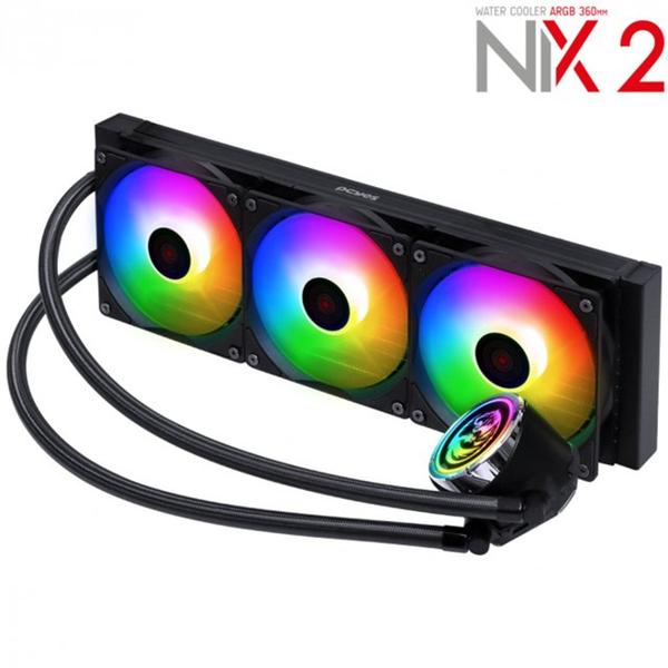 Imagem de Water cooler nix 2 360mm argb tdp 350w pcywcnix360 pcyes