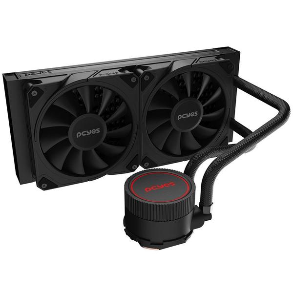 Imagem de Water Cooler PcYes Sangue Frio 3 Black Vulcan 240mm - TDP 250W - Wcsf3240Br