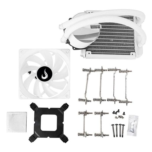 Imagem de Water Cooler Rise Mode Frost, RGB, 120mm, Branco - RM WCZ 01 RGB