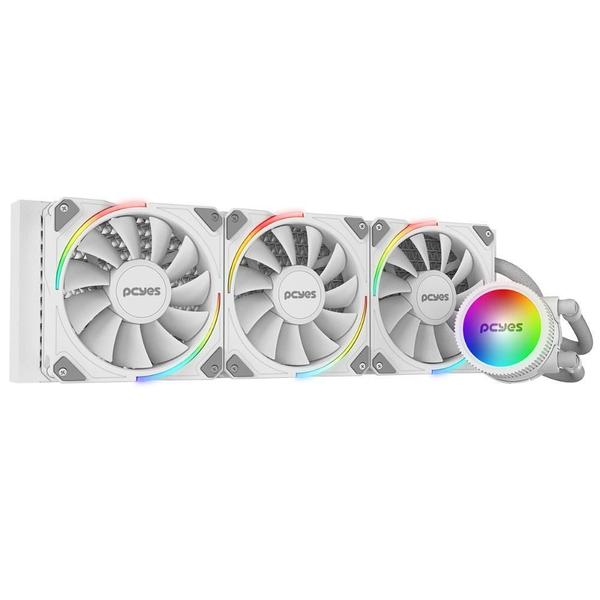 Imagem de Water Cooler Sangue Frio 3 Argb White Ghost 360Mm Tdp 350W