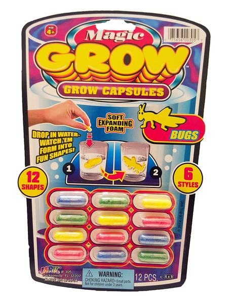 Imagem de Water Growing Toys JA-RU Magic Grow Capsules, pacote com 6 72 cápsulas