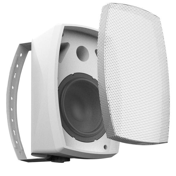 Imagem de Wave One WOD150 Par de Caixas Acústicas Outdoor e Indoor com Woofer 6,5" 150W IP56 UV Branco