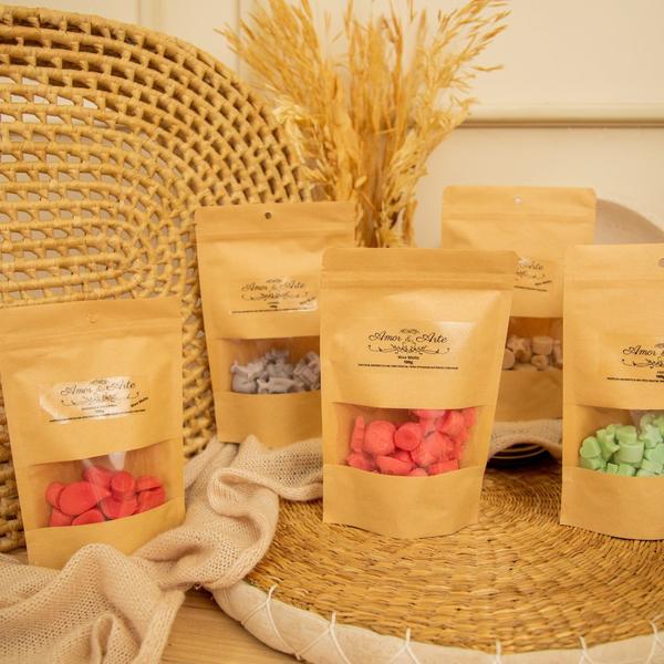 Wax Melts/Pastilhas Aromáticas 100G Para Difusor Elétrico Ou Rechoud De Cerâmica - Amor e Arte Velas Aromáticas Imagem de Wax Melts/Pastilhas Aromáticas 100G Para Difusor Elétrico Ou Rechoud De Cerâmica