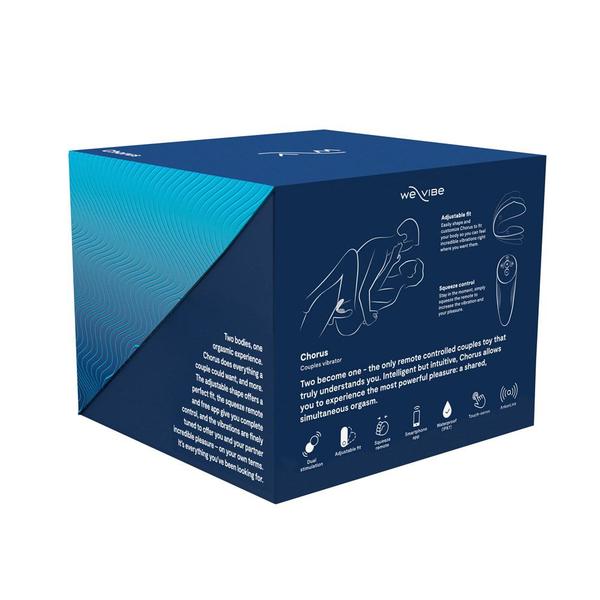 Imagem de We-Vibe Chorus Vibrador de Casal com Controle Remoto e Aplicativo - Cosmic Blue