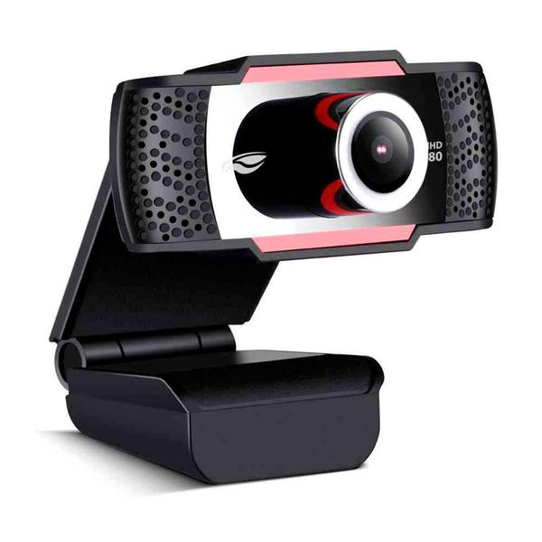 Imagem de Web cam usb full hd 1080p wb-100bk com microfone preto c3tech