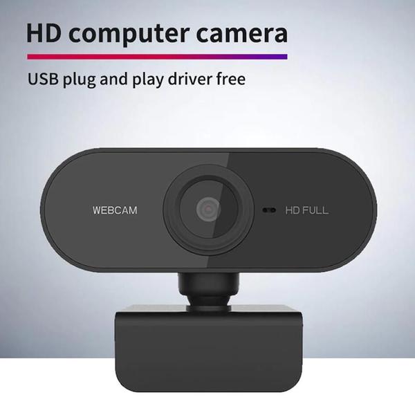 Imagem de Webcam 1080P Hd Usb Foco Automático Com Microfone