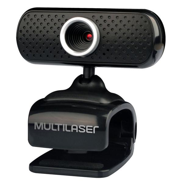 Imagem de Webcam 480p Plug & Play USB Campo de Visão 100 Graus Multilaser