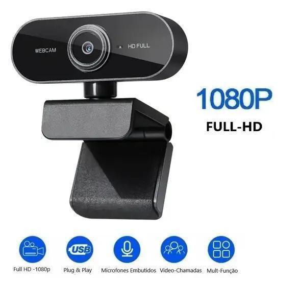 Imagem de Webcam Camera Usb Full Hd 1080P Com Microfone