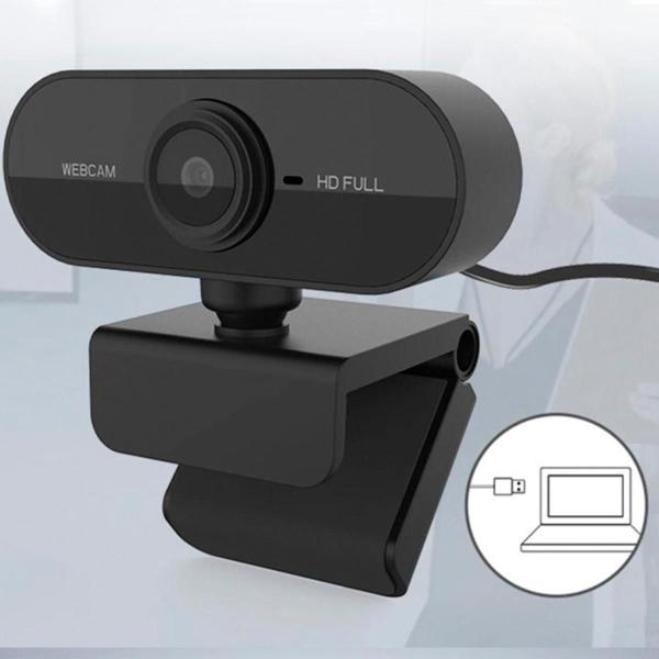 Imagem de Webcam Full Hd 1080P Usb Mini Câmera Computador Microfone