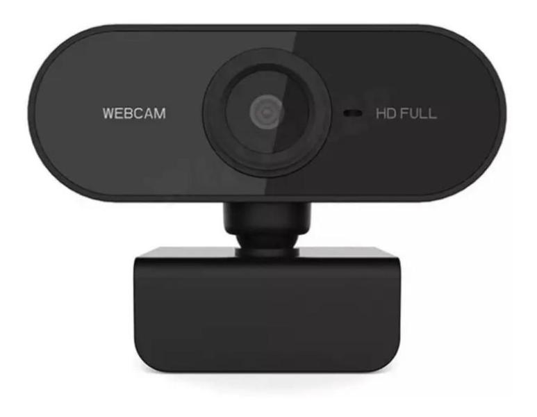 Imagem de Webcam Full Hd 1080P Usb Mini Com Microfone Câmera Computado