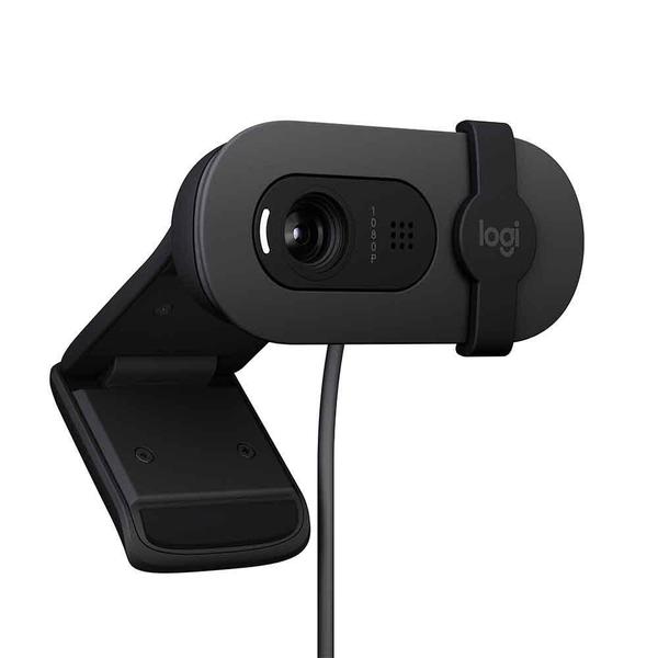 Imagem de Webcam Full HD Logitech Brio 100 - Grafite - 960-001586