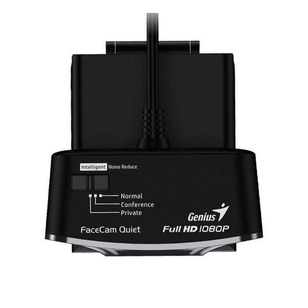 Imagem de Webcam Genius FaceCam Quiet Full HD, 1080p, 30 FPS, USB, Microfone Embutido - 32200005400