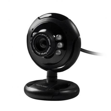 Imagem de Webcam Night Vision 16 Megapixel Usb Led Wc045 Multilaser