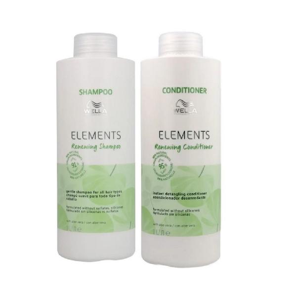 Imagem de Wella Elements Renewing Kit Shampoo 1L+Condicionador 1L