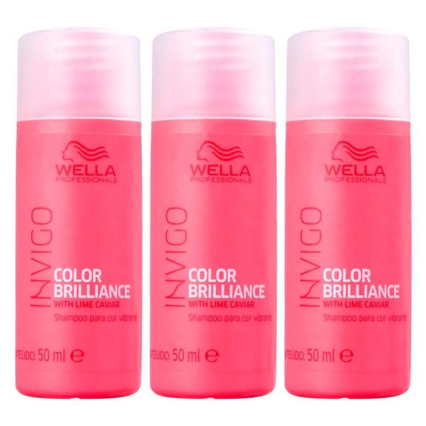 Wella Invigo Color Brilliance Kit 3 Shampoos Travel Size Wella Invigo Color Brilliance Kit 3 Shampoos Travel Size