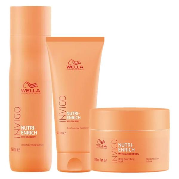 Wella Professionals Invigo Nutri-Enrich Kit - Shampoo + Condicionador + Máscara Wella Professionals Invigo Nutri-Enrich Kit - Shampoo + Condicionador + Máscara