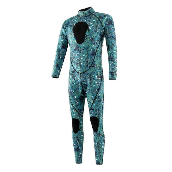 Imagem de Wetsuit de Neoprene 3mm Camuflado para Adulto - Ideal para Mergulho, Caça Submarina e Surf