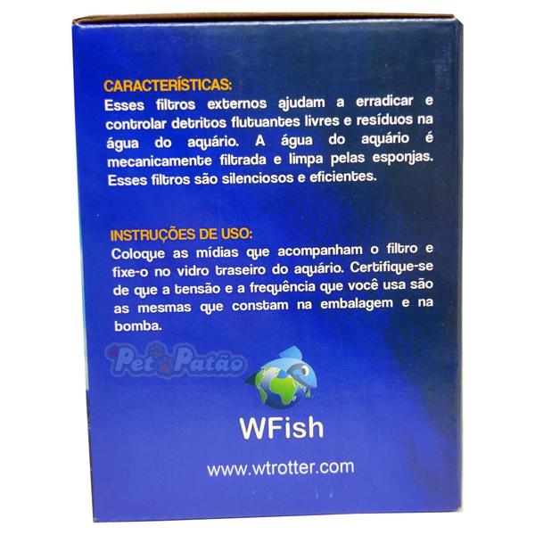 Imagem de Wfish filtro externo hangon wf-802 300lh 220v - un