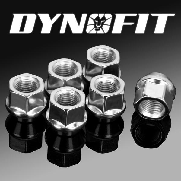 Imagem de Wheel Lug Nuts dynofit 1/2-20 21 mm Chrome 20 unidades no mercado de reposição