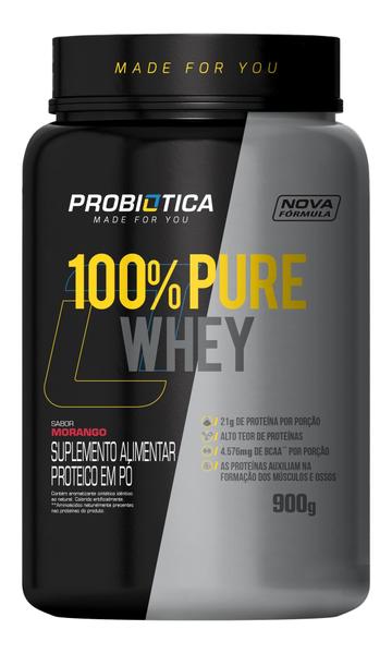 Imagem de Whey 100% Concentrado Pote (900g) - Probiotica