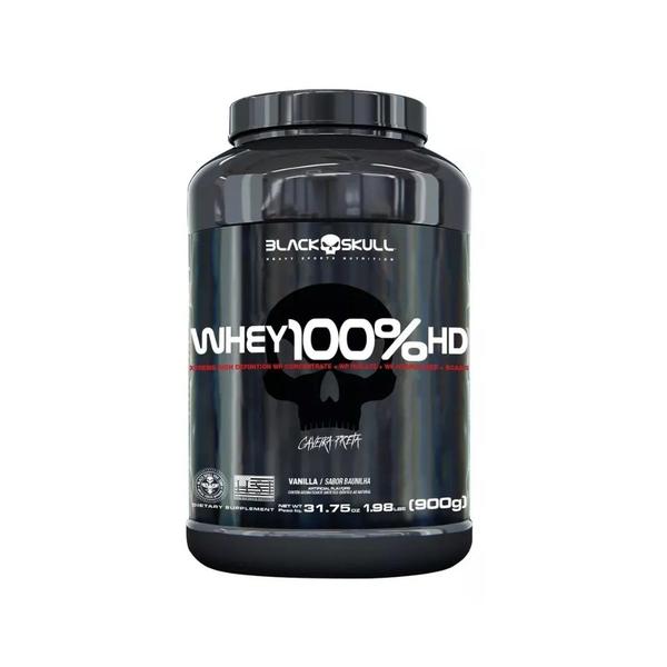 Imagem de Whey 100% HD 3W Pote 900g - Black Skull