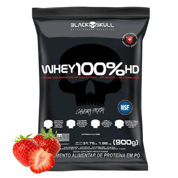 Imagem de Whey 100% HD (900g) Black Skull