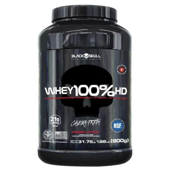 Imagem de Whey 100% Hd 900g Pote Blackskull