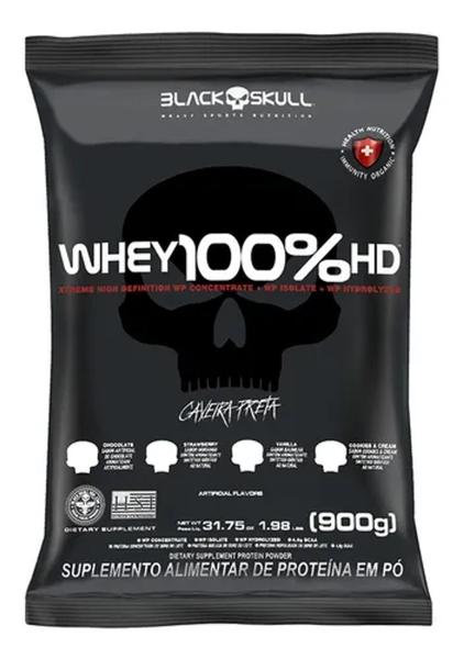 Imagem de Whey 100% HD - Refil 900g - Black Skull