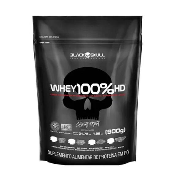 Imagem de Whey 100% Hd Refil 900g - Black Skull