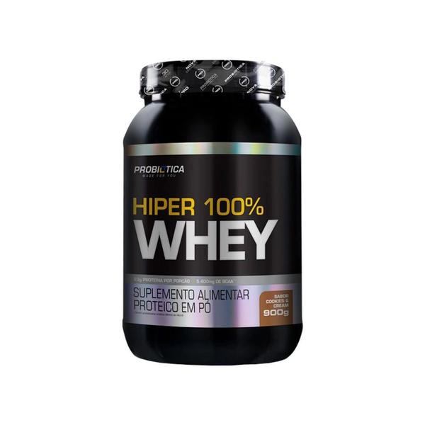 Imagem de Whey 100% Hiper Whey 900g Pote Cookies Probiotica