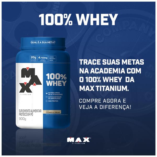 Imagem de Whey 100% - Pote (900g) - Max Titanium