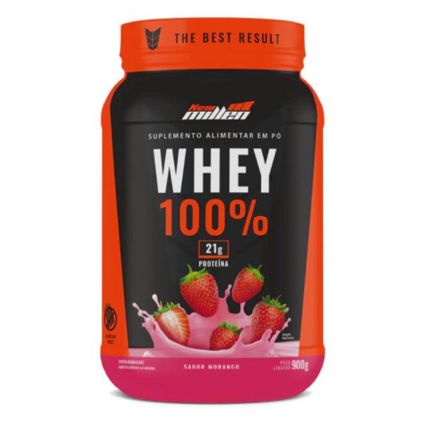 Imagem de Whey 100% pote 900g new millen