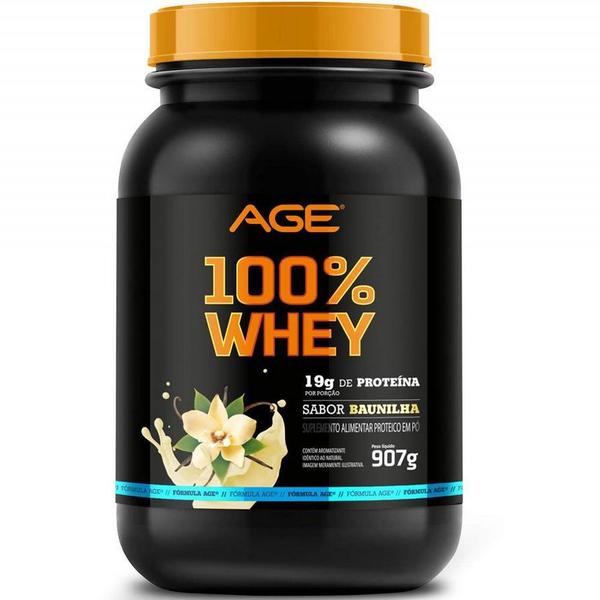 Imagem de Whey 100% Pure - (907g) - Baunilha - Age