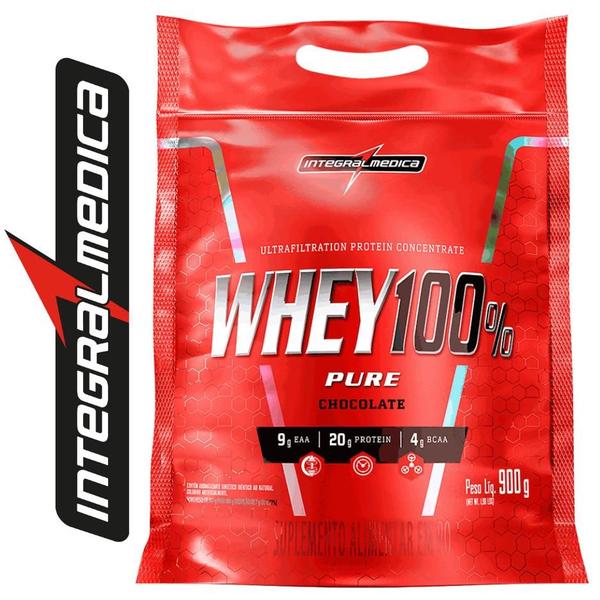 Imagem de Whey 100% pure integralmedica chocolate 900g