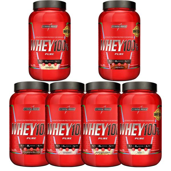 Imagem de Whey 100% Pure Protein Pote 900g Integralmedica