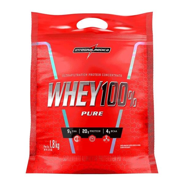 Imagem de Whey 100% Pure Refil (1,8kg) - Sabor: Morango