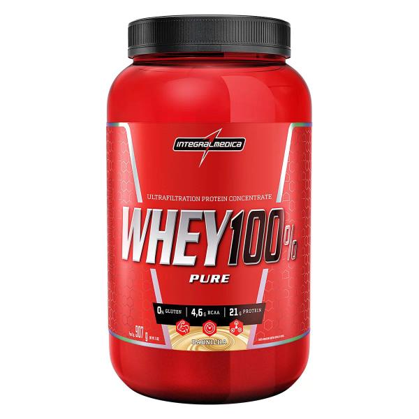 Imagem de Whey 100% Whey Integral Medica Pote 900g Sabor Cookies