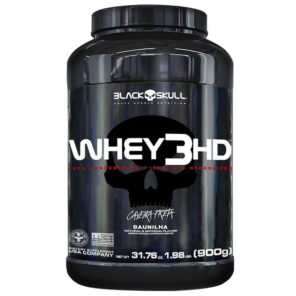 Imagem de Whey 3hd 900 G - Black Skull (baunilha)