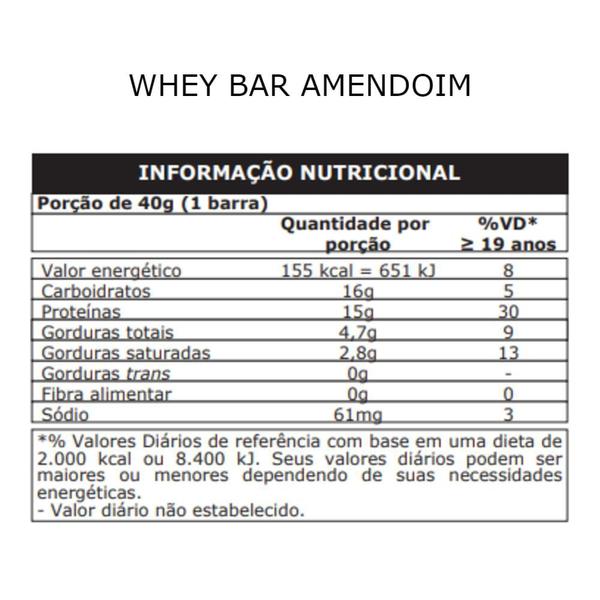 Imagem de Whey Bar  24 Un - Amendoim