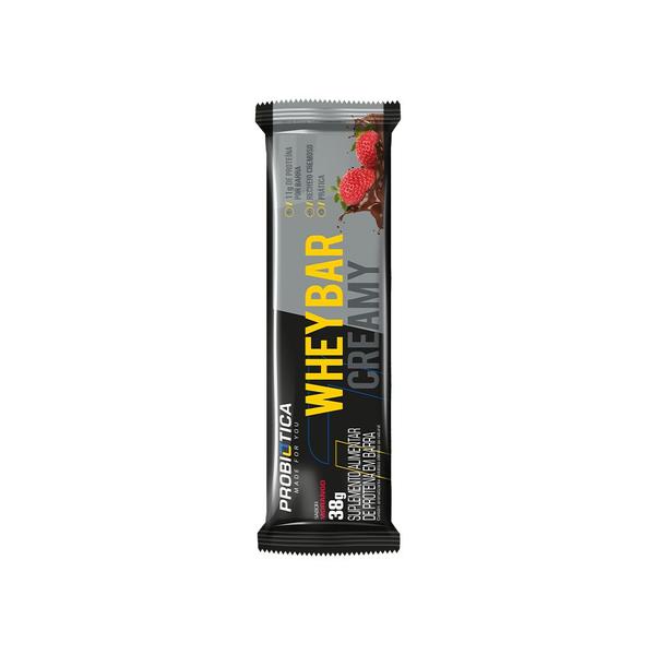 Imagem de Whey Bar Creamy Probiótica (38g) Morango