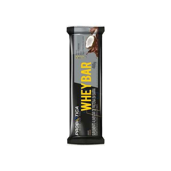 Imagem de Whey Bar Probiótica (960g) Coco