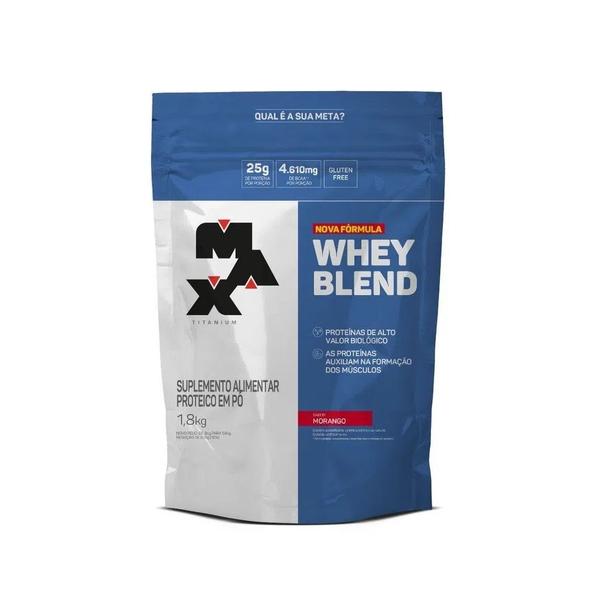 Imagem de Whey Blend (1,8kg) - Sabor: Morango