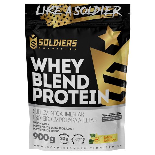 Imagem de Whey Blend Protein Concentrado e Isolado - 900g - Soldiers Nutrition