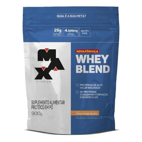 Imagem de Whey blend refil 900g - max  titanium