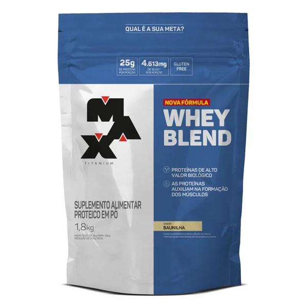 Imagem de Whey Blend Refil Nova Fórmula (1,8kg) - Max Titanium