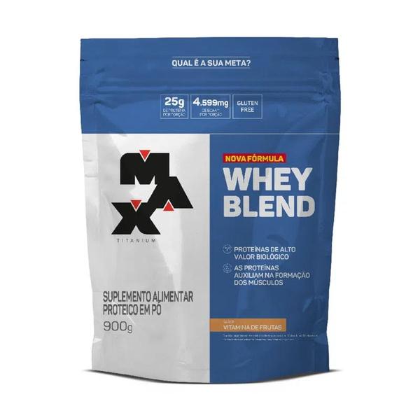 Imagem de Whey Blend Refil Nova Fórmula (900g) - Max Titanium