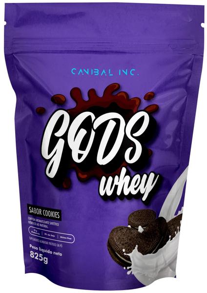 Imagem de Whey Concentrado Gods Whey 825g Cookies  Canibal Inc