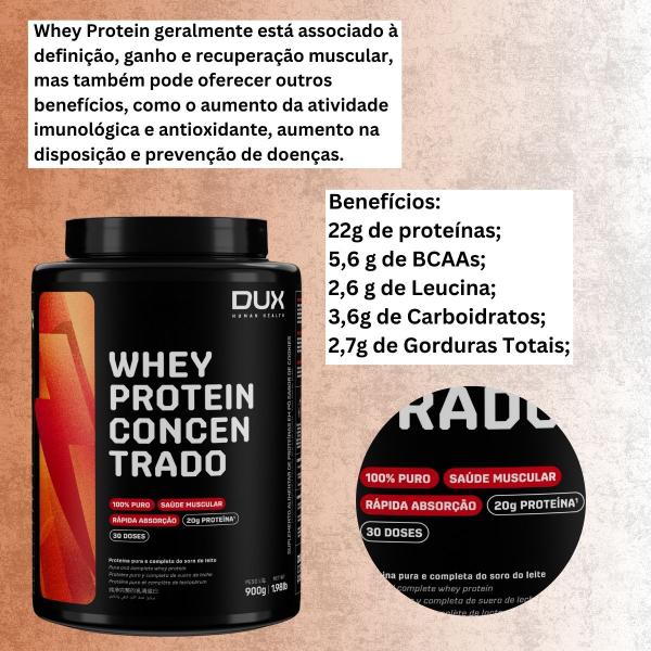 Imagem de Whey DUX Concentrado - Pote 900g Dux Nutrition