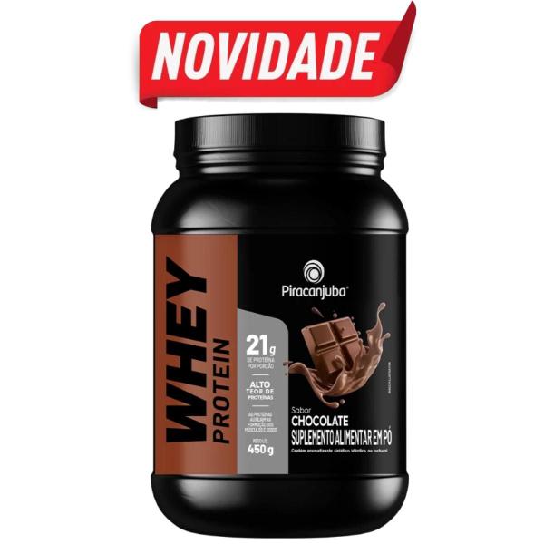 Imagem de Whey em Pó 21g Piracanjuba CHOCOLATE - 450g